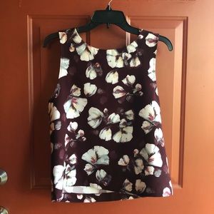 Floral Maroon Blouse
